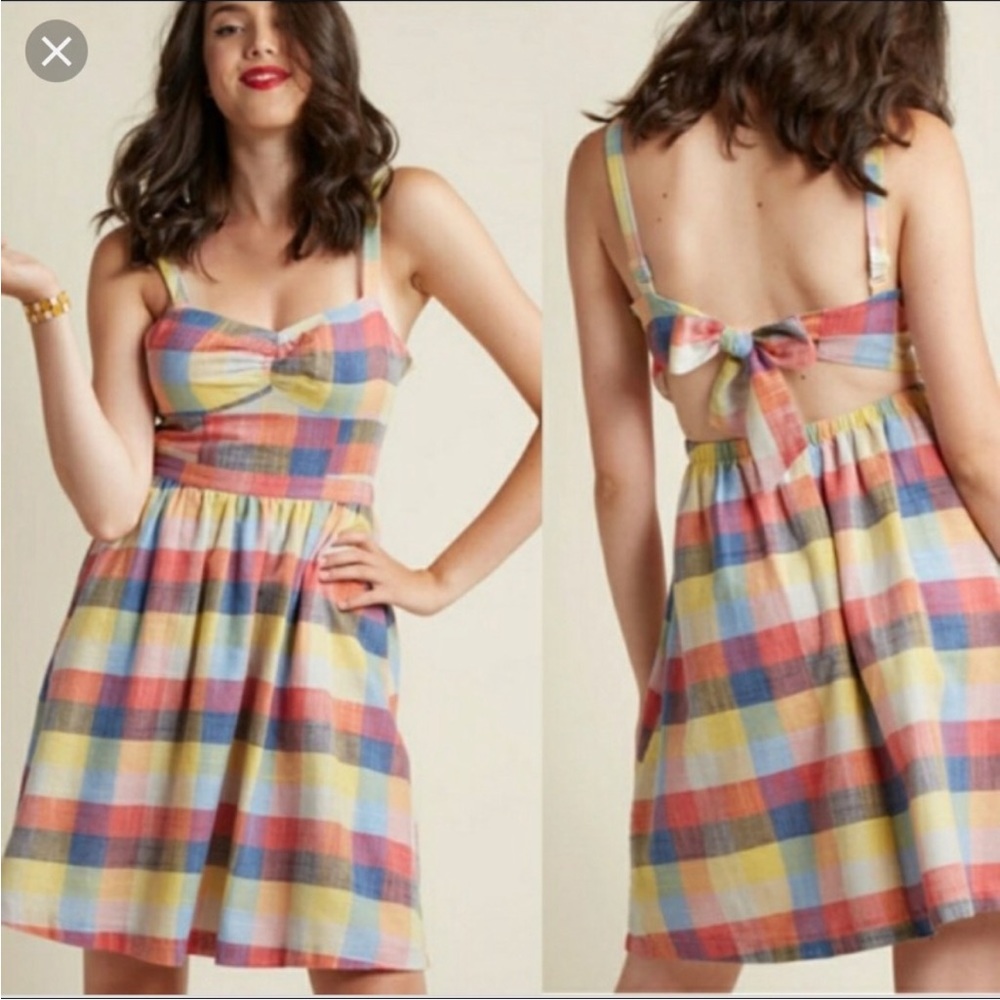 ModCloth Tie-Back Dress